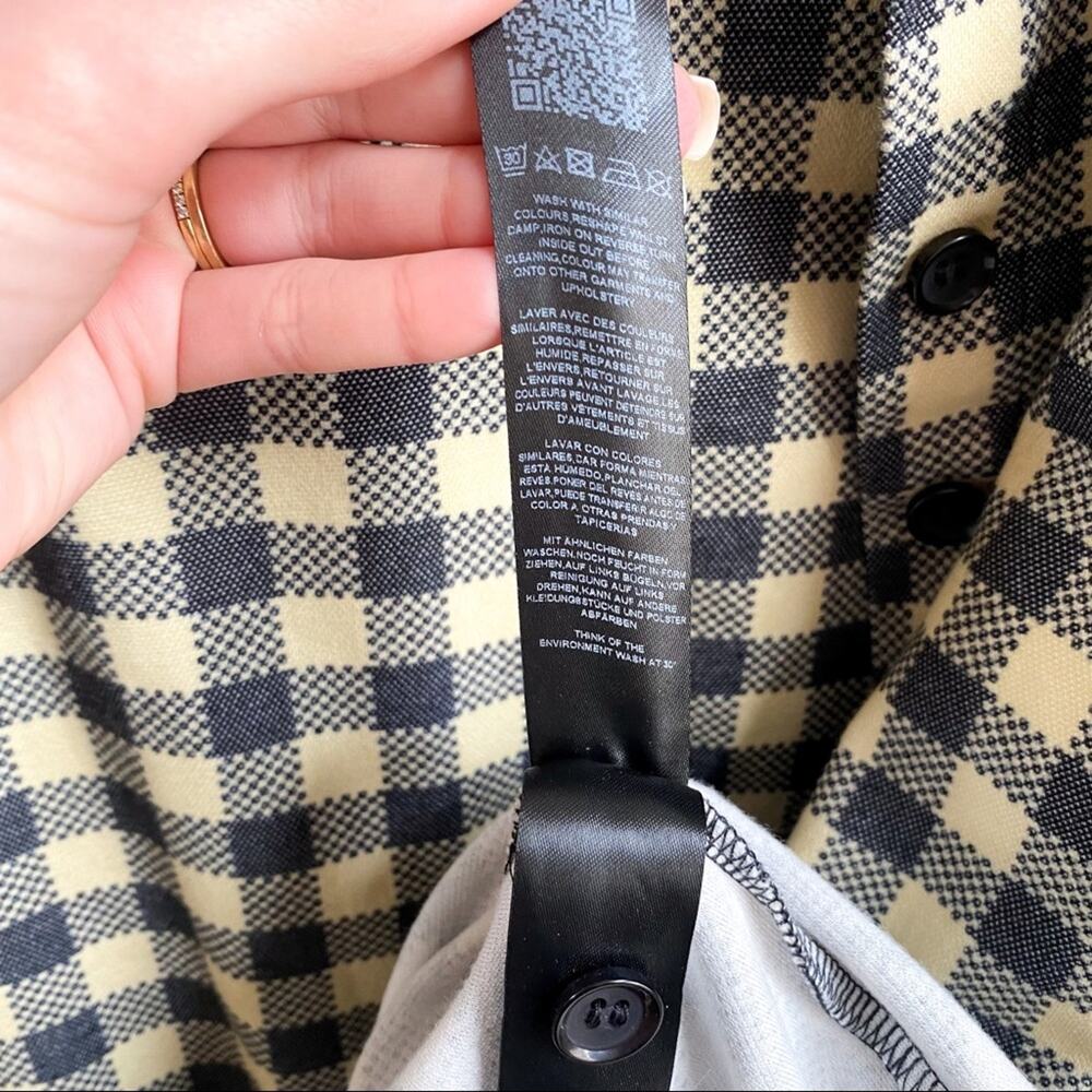 ASOS Checkered Maternity‎ 2-In-1 Cardigan Dress - Picture 7 of 7
